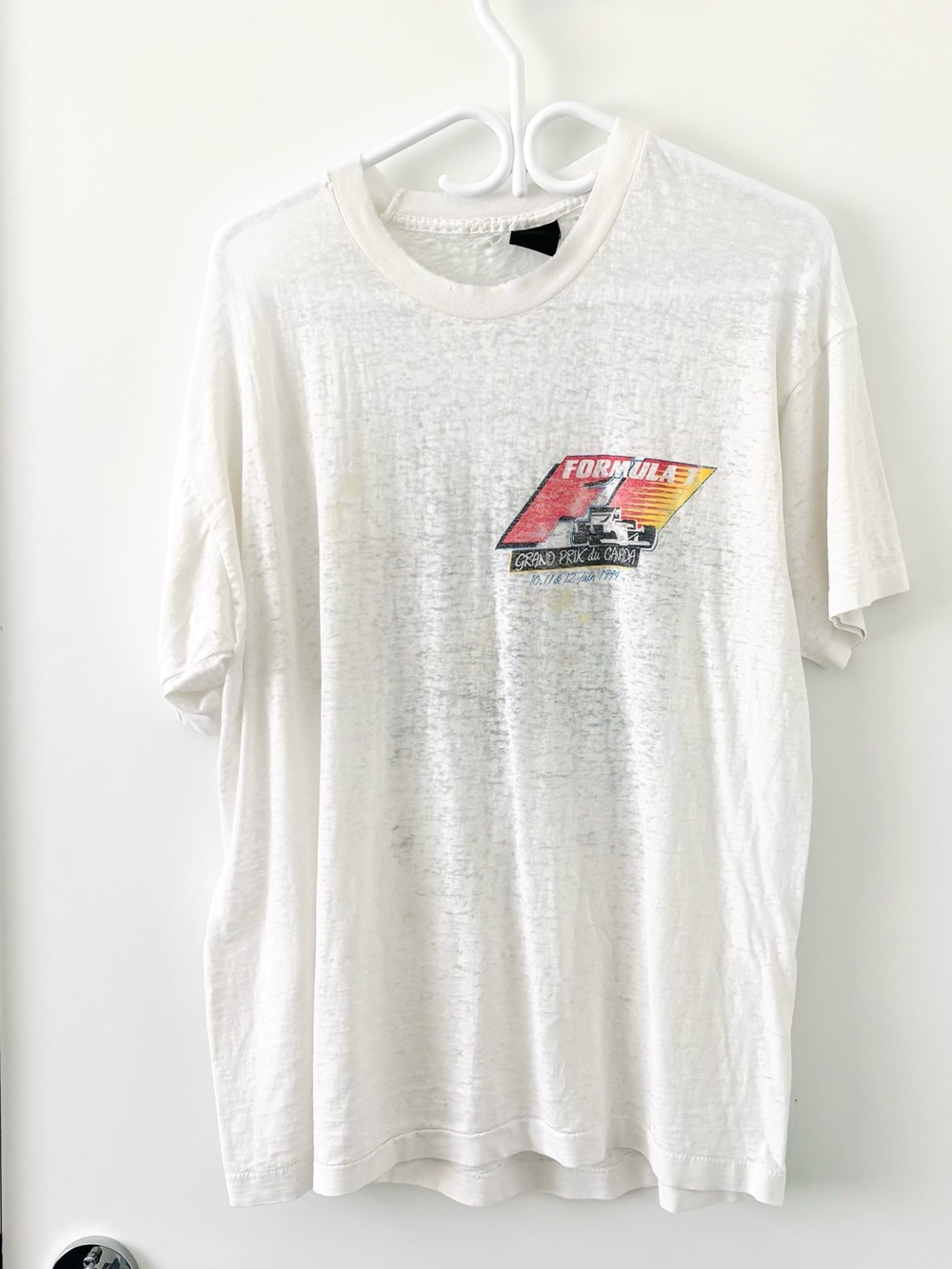 Vintage Formula One Paper Thin distressed Tee
